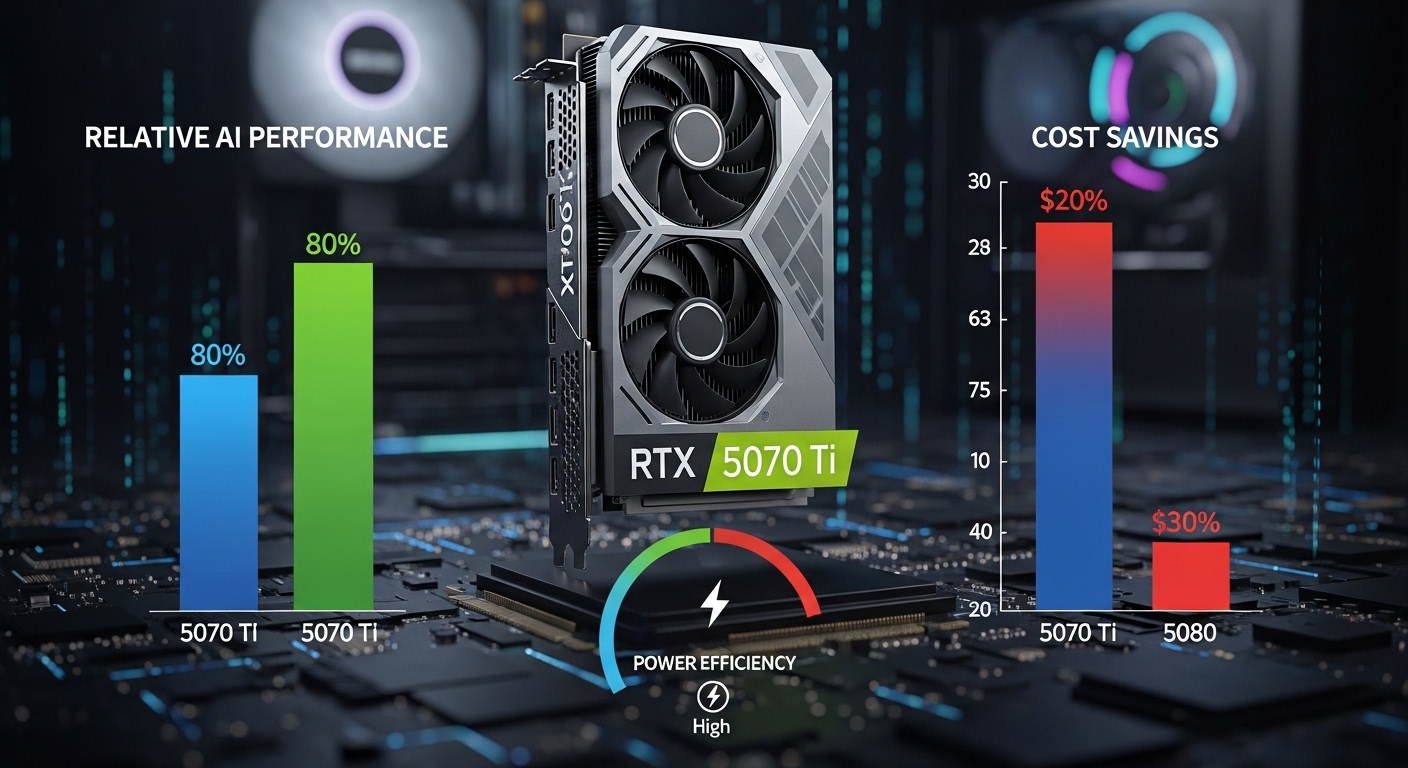 Comparison graphic showing two GPU options